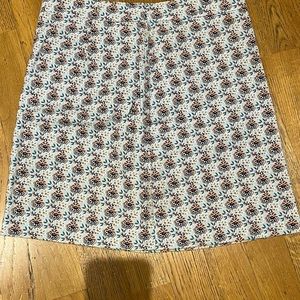 J.Crew floral skirt